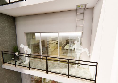 THANG THOÁT HIỂM THÔNG MINH NHẬT BẢN - CHUNG CƯ THE LEGACY